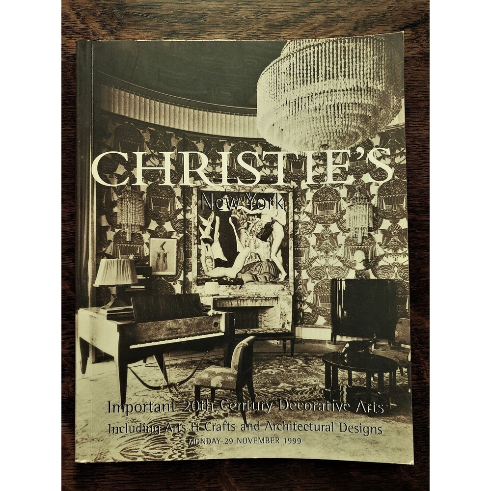 Christie's Auction Catalog Nov 1999 20th Century Decorative Arts Arts & Crafts